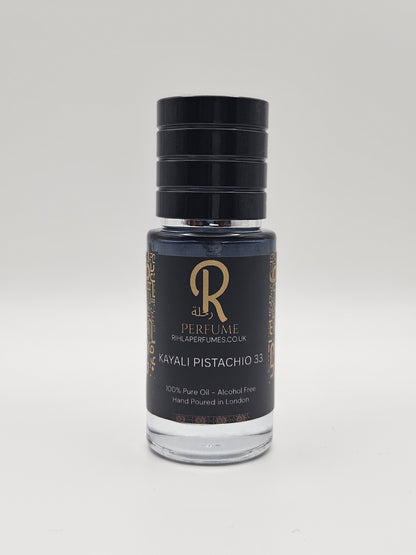 Kayali Pistachio 33 INSPIRED OIL SPRAY Fragrance Attar Perfume 20ml 30ml 5ml