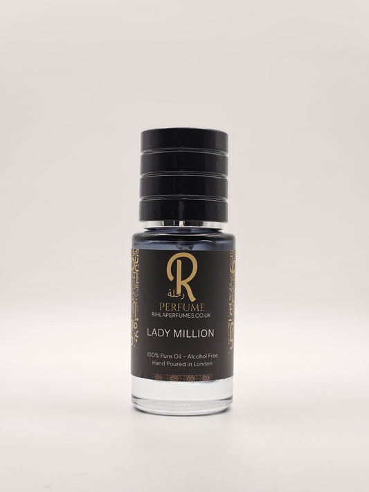 LADY MILLION INSPIRED OIL SPRAY Fragrance Attar 20ml 30ml 5ml